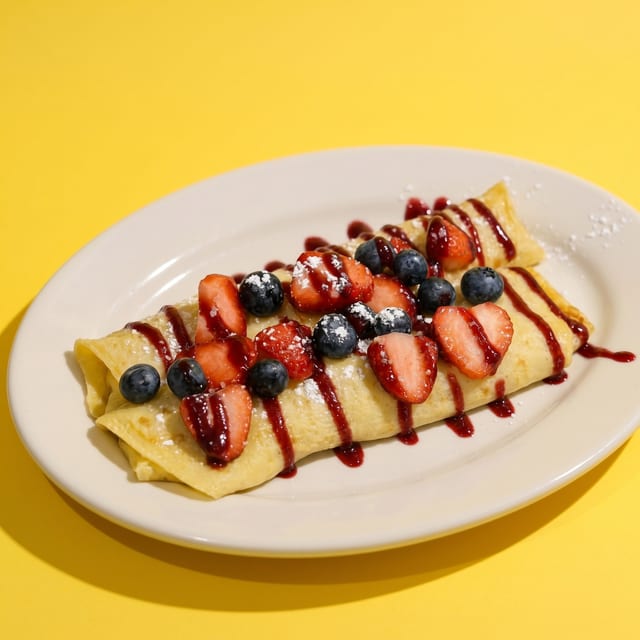 All Berries Crepes.
