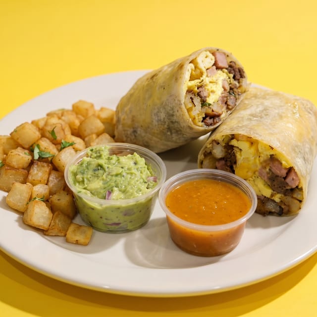 Whistle Stop Burrito.