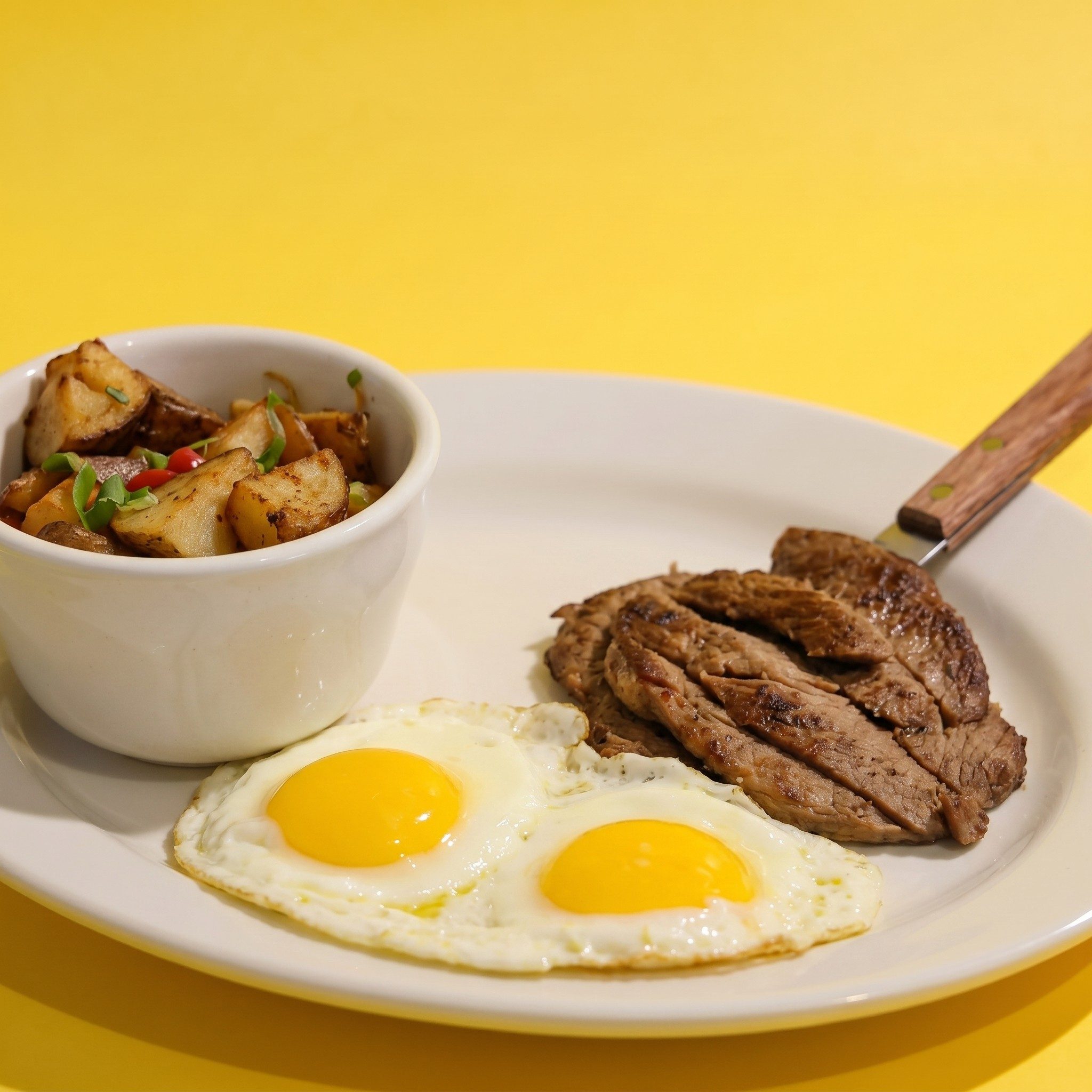 Steak & Eggs.
